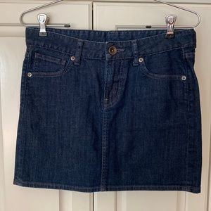 UNIQLO mini Denim Skirt Navy size S Waist 28" nWOT y2k